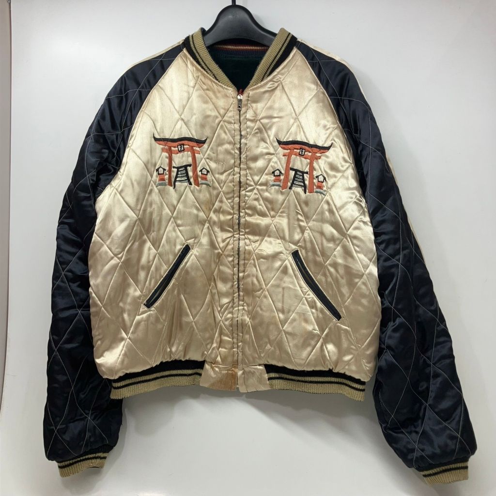 Lサイズ テーラー東洋 別珍 スカジャン 龍 沖縄 TT10727 テーラー東洋