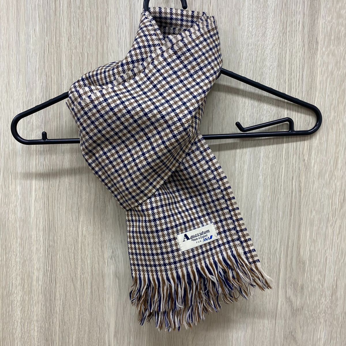 S【中古】Aquascutum アクアスキュータム ANA マフラー - メルカリ