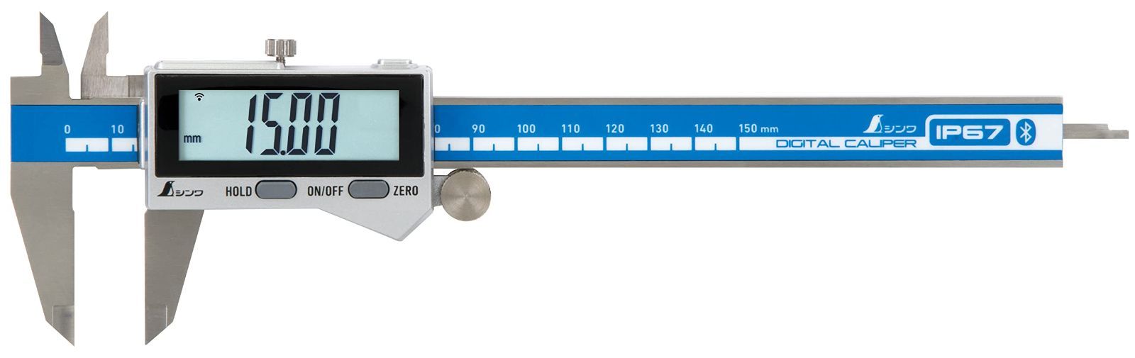 ♥ デジタルノギス 大文字2 150mm 防塵防水 データ転送機能付