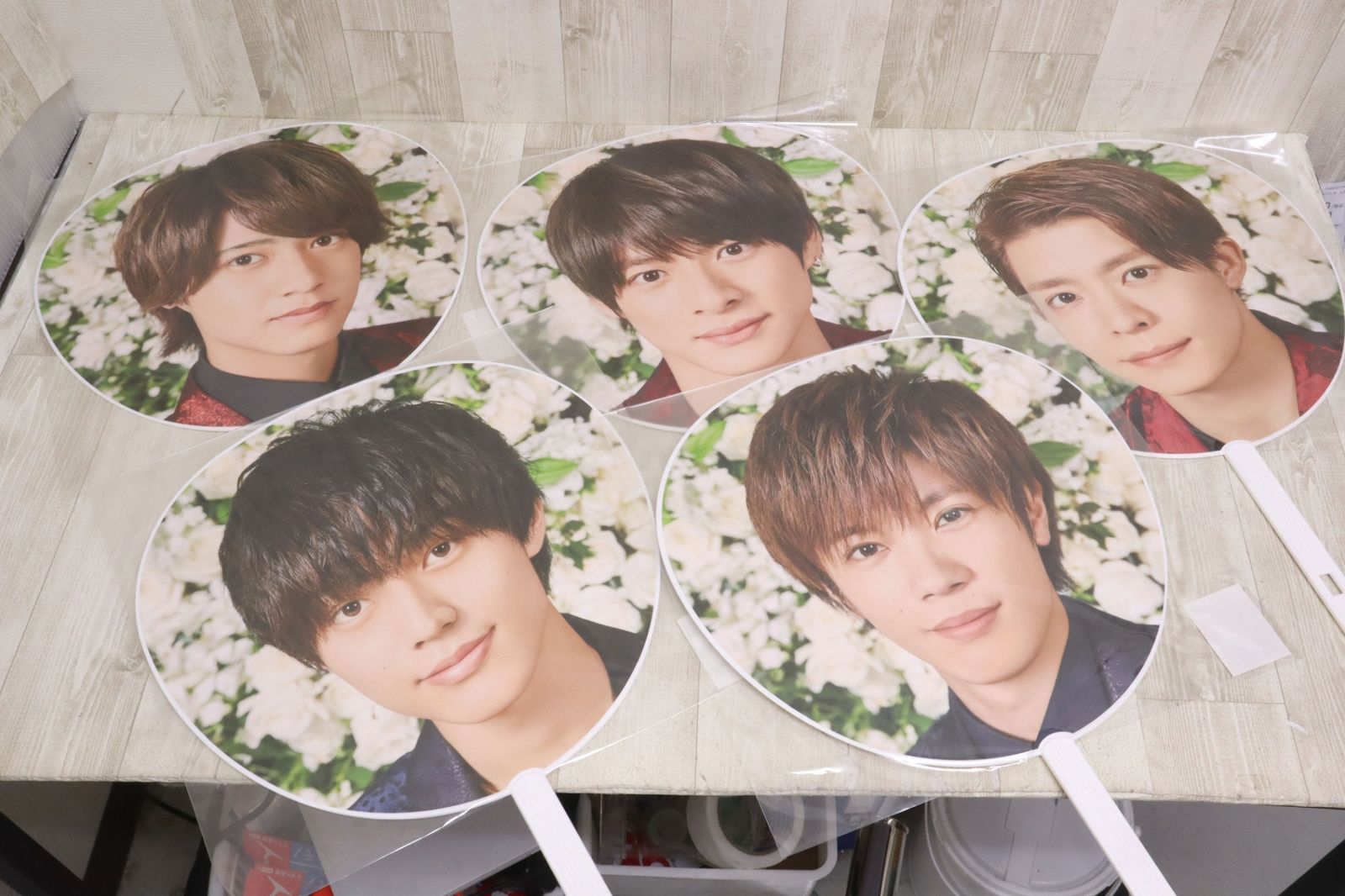 日常使いにぴったり ♥ King＆Prince キンプリ 公式 うちわ 23枚セット ファーストコンサート2018含む 開封品1枚有り 物販