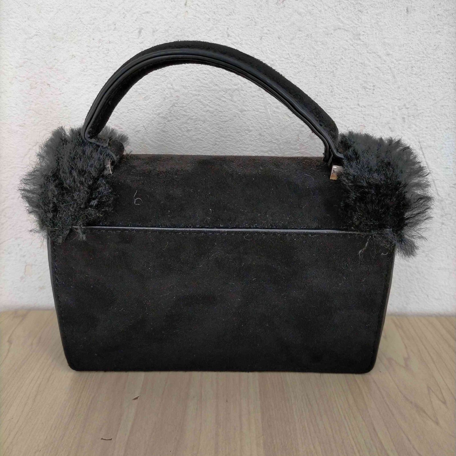 エックスガール X-girl 22AW FAUX MOUTON 2WAY MINI BAG レディース