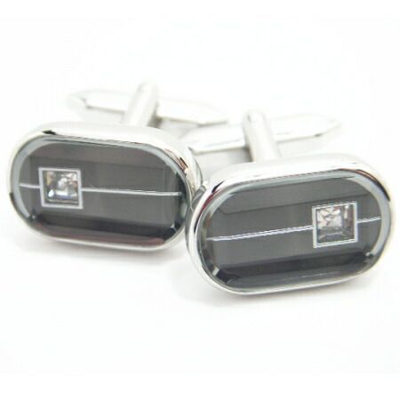 黒とクリアストーン カフス カフスボタン カフリンクス cufflinks cuffs メンズ 男性 スーツアクセサリー専門店 父の日 ギフトにも 誕生日 プレゼント プチギフト おしゃれ カフスマニア