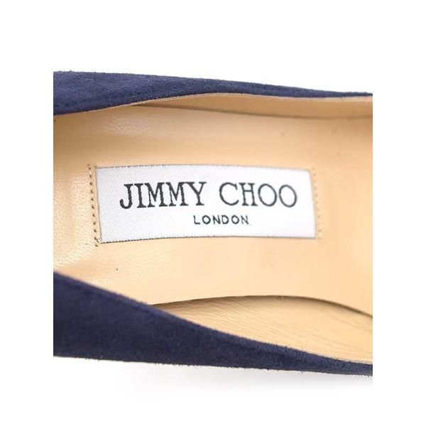 靴【新品未使用】JIMMY CHOO(ジミーチュウ) AGNES ネイビー