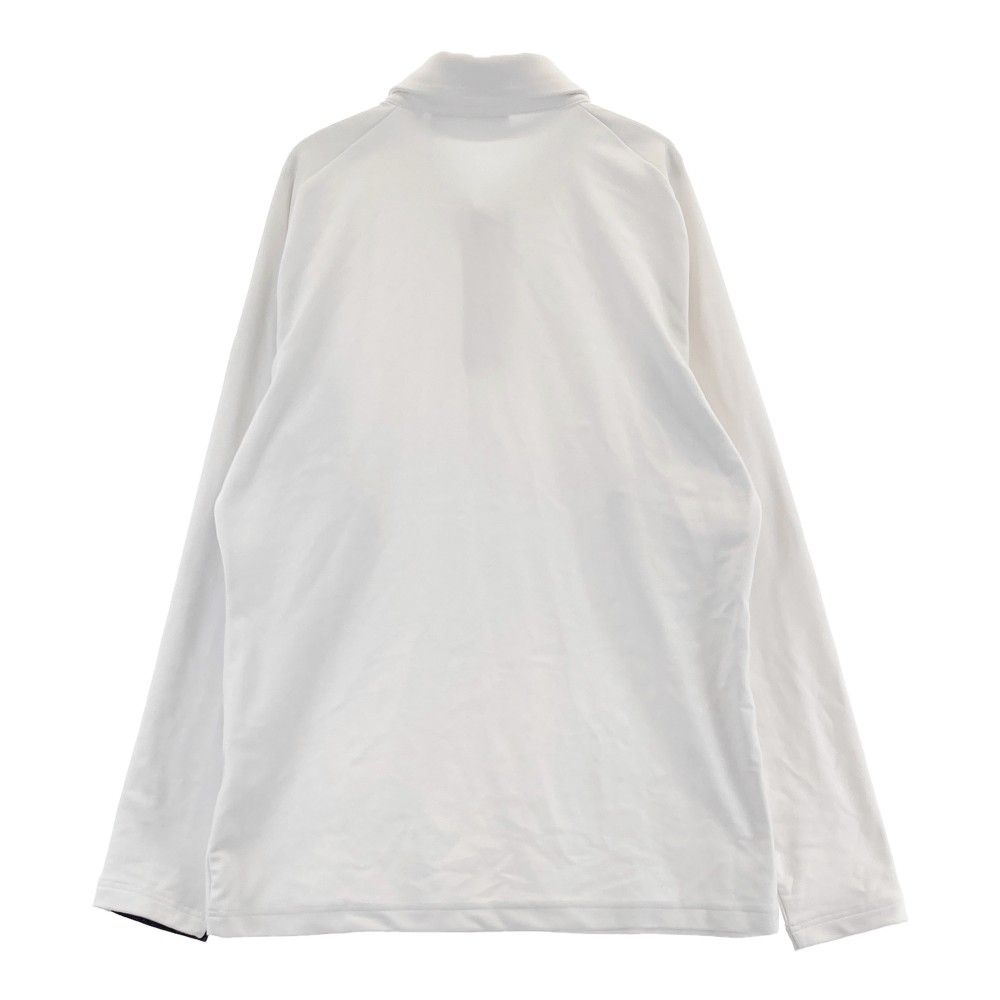 サイズ：O DESCENTE GOLF デサントゴルフ 長袖ポロシャツ ホワイト系