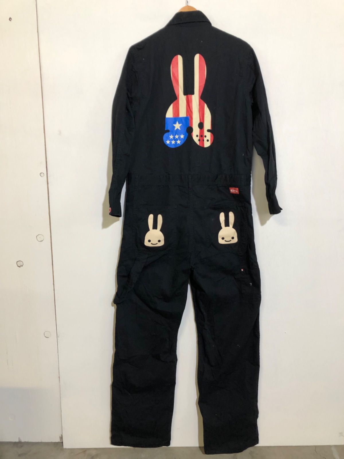 ☆ CUNE キューン つなぎ オールインワン ウサギ ブラック サイズ2