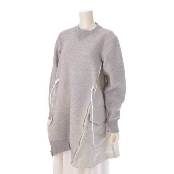 サカイ Pre Sponge Sweat X Ma-1 Dress SCW-069 グレー 1