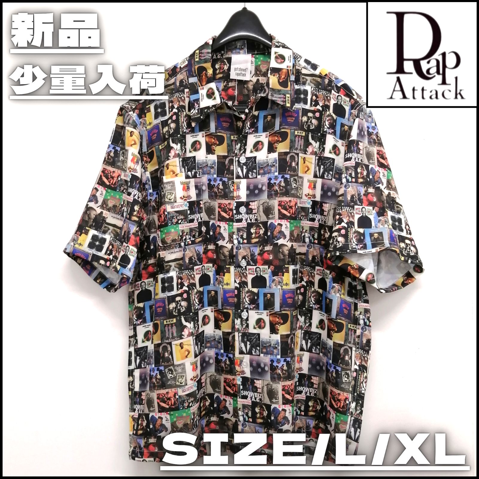 新作】【RAP ATTACK／ラップアタック・DJ JIN Classicシャツ（マルチ 