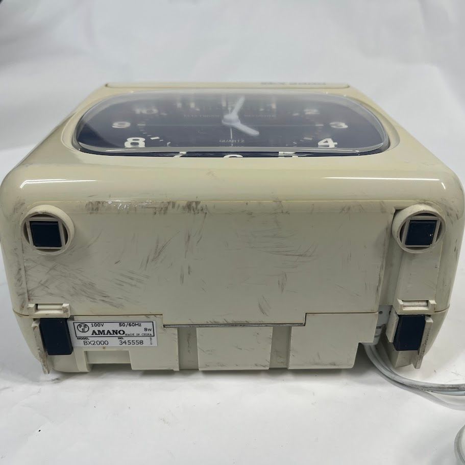 アマノ ホワイト電子タイムレコーダー BX2000 【公式通販】