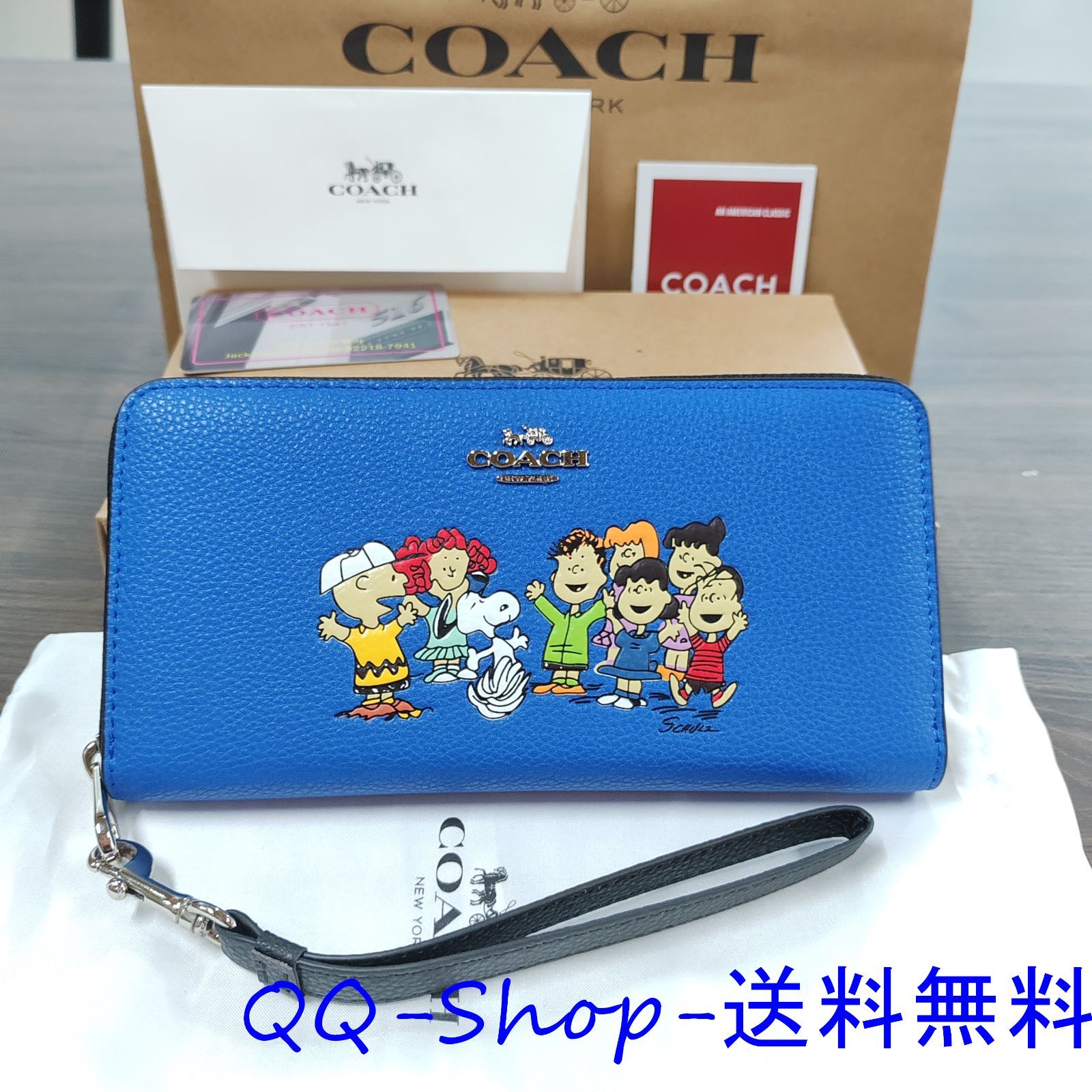 大人気】コーチ スヌーピー コラボ 2021新作 ファクトリー 長財布 COACH X PEANUTS ロング ジップ アラウンド ウォレット ウィズ  スヌーピー アンド フレンズ ビビッド ブルー 極美品 - メルカリ