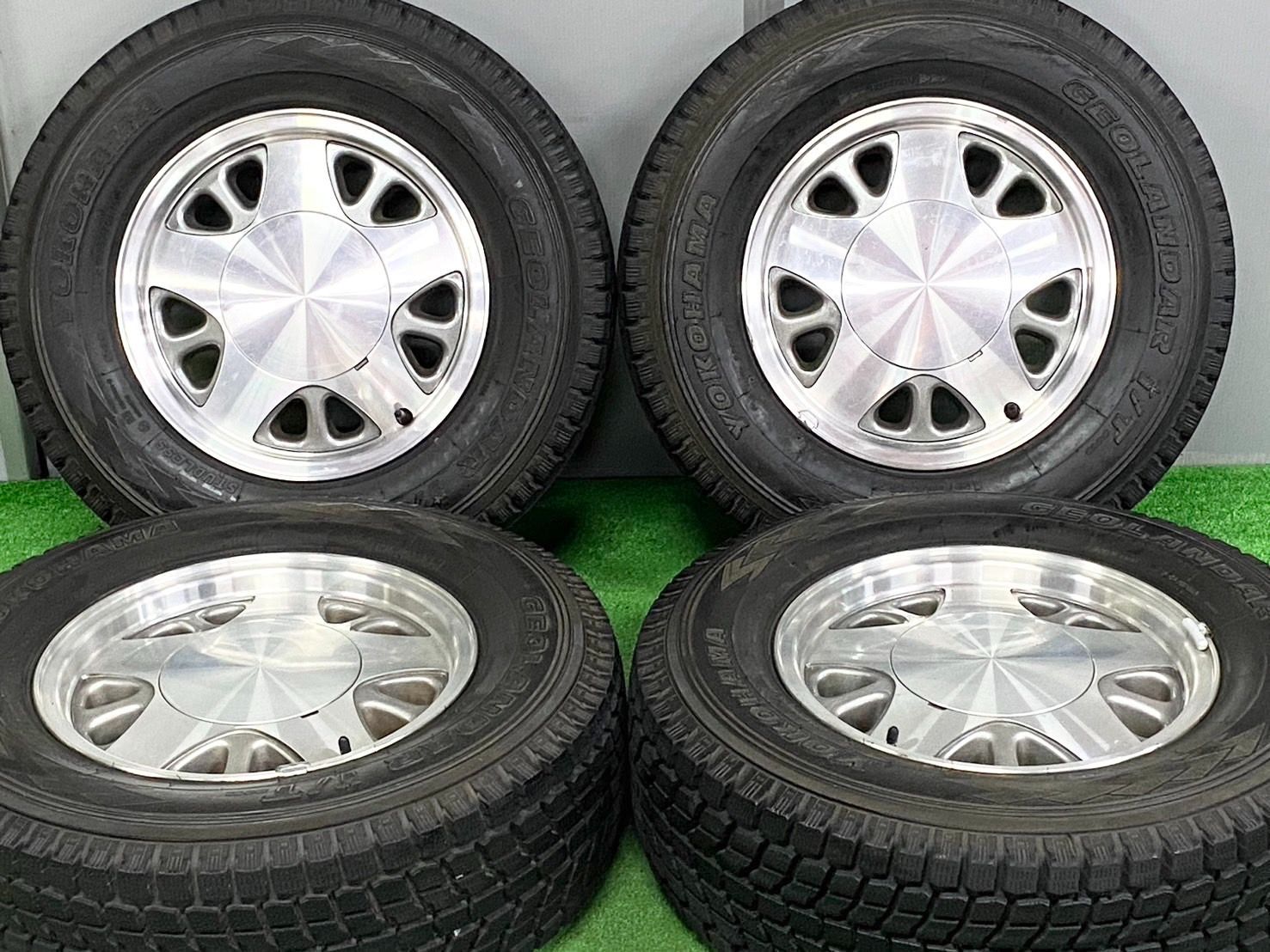 良好品 シボレー アストロ 純正 15in 6.5J 35 PCD127 ジオランダー 225 70R15 タホ サバーバン C1500 車検 純正戻し ノーマル