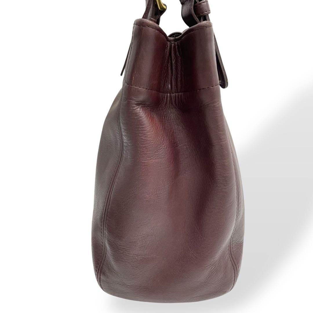極美品 COACH オールドコーチ ショルダーバッグ レザー ブラウン