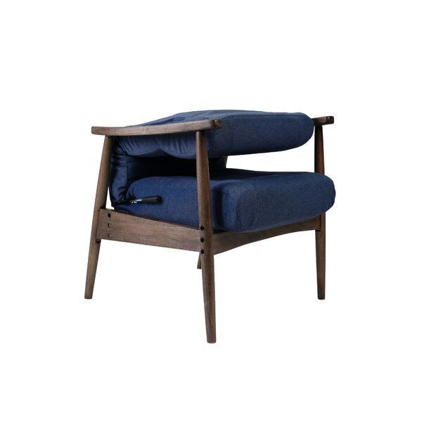 リクライニングチェア インディゴブルー 組立品 代引不可