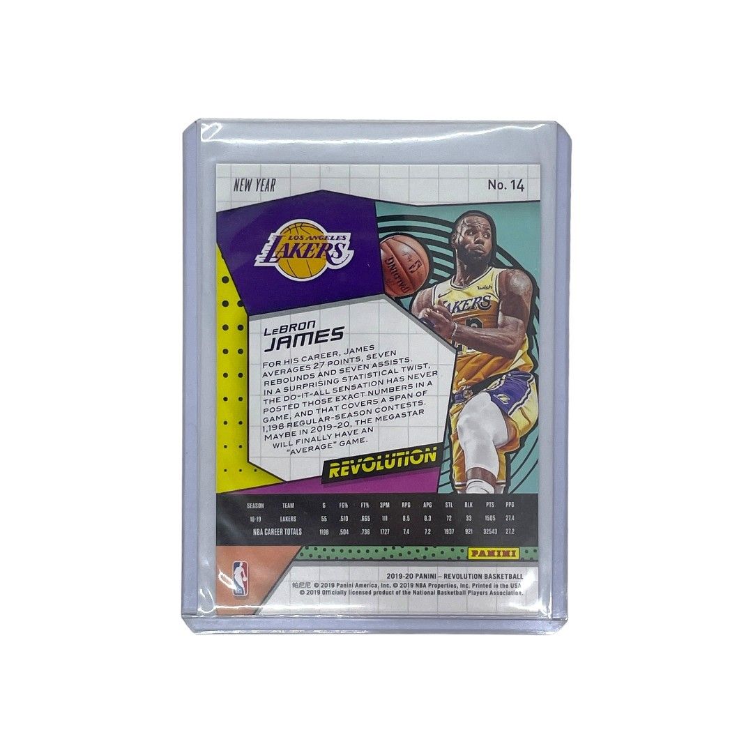 PANINI NBAカード REVOLUTION CHINESE NEW YEAR LeBRON JAMES #14 送料