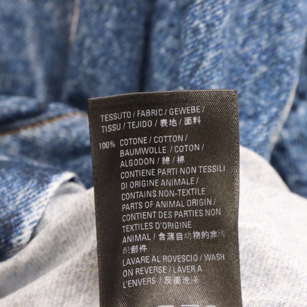 BALENCIAGA (バレンシアガ) 転写プリント長袖デニムシャツ