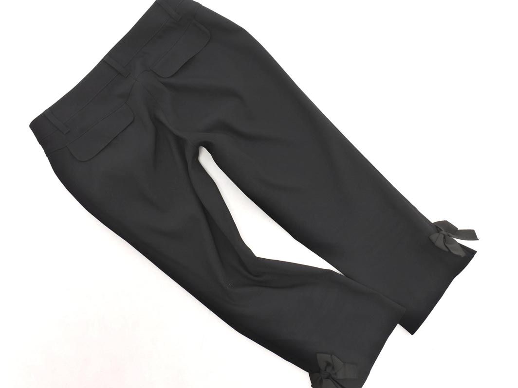 TO BE CHIC トゥービーシック 裾リボン クロップド パンツ