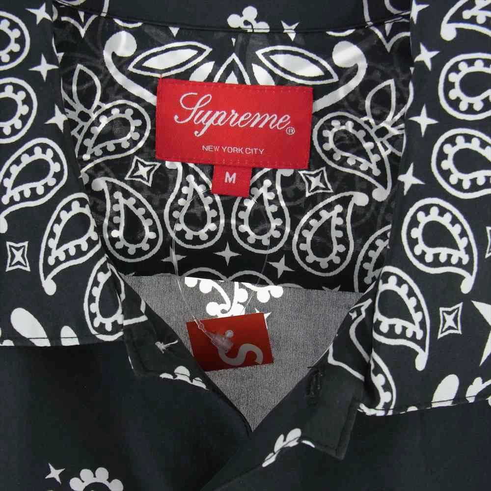 春先取りの Supreme シュプリーム 半袖シャツ 21SS Bandana Silk S/S