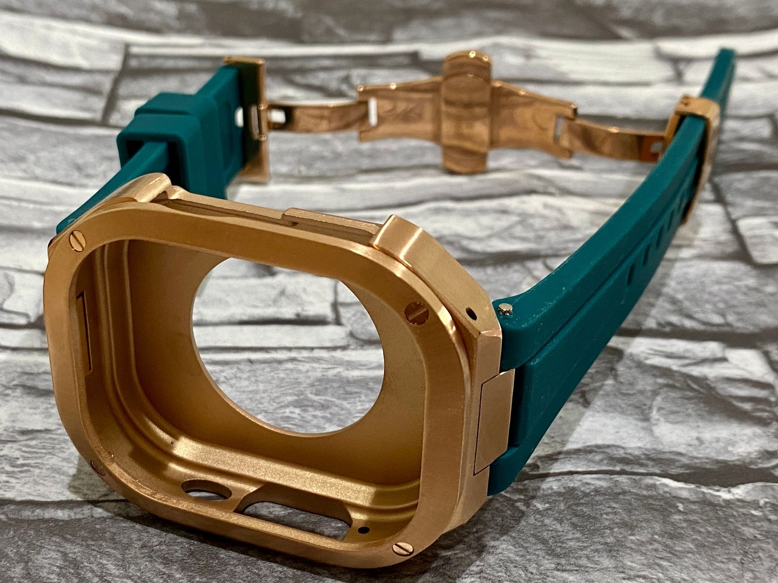 アップルウォッチバンド ラバーベルト カバー ステンレス Apple Watch ケース 49mm ウルトラ ultra スポーツ メンズ レディース06