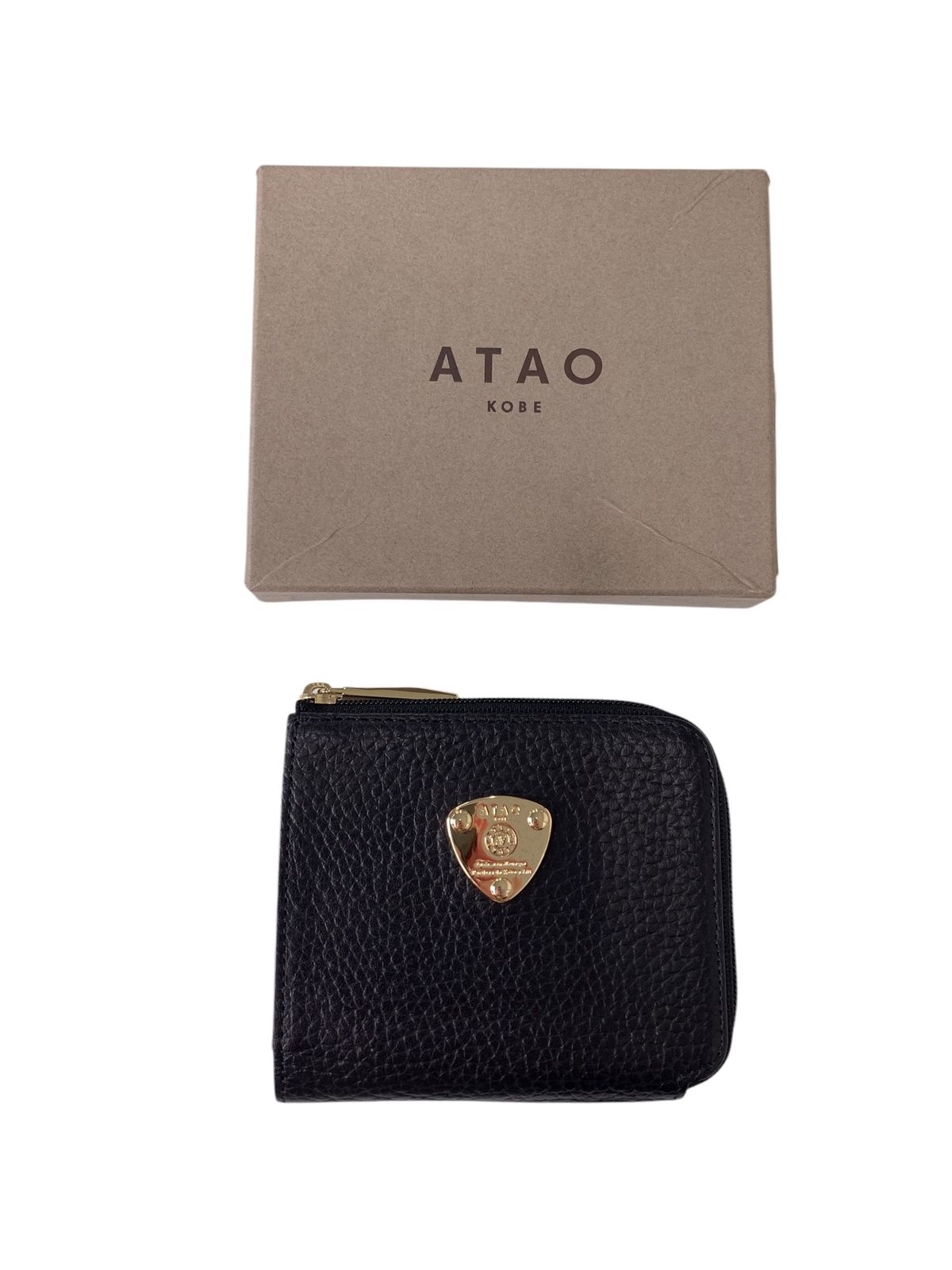 アタオ ミニ財布 ブラック ミリモ ブラックケリー ATAO アタオ ミリモ