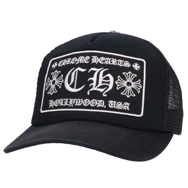 クロムハーツ TRUCKER CAP|トラッカーキャップ CHパッチクロスボール付メッシュキャップ帽子 メンズ ONE SIZE