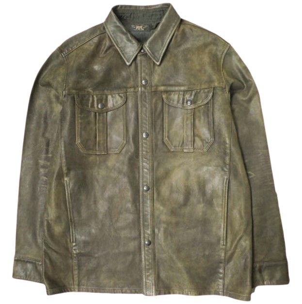 再値下げ＊ダブルアールエル　RRL ミリタリーシャツ RRL - ダブルアールエル 13スターHBTオーバーシャツ M RRL