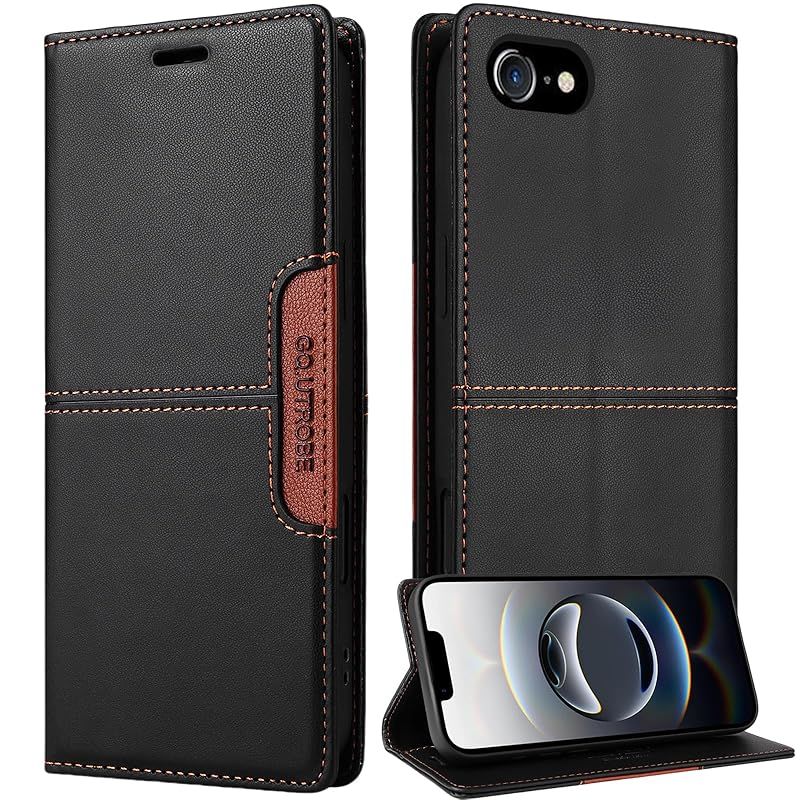 新品】 KINVILON iPhone SE 第3世代 ケース 手帳型 スマホケース SE2