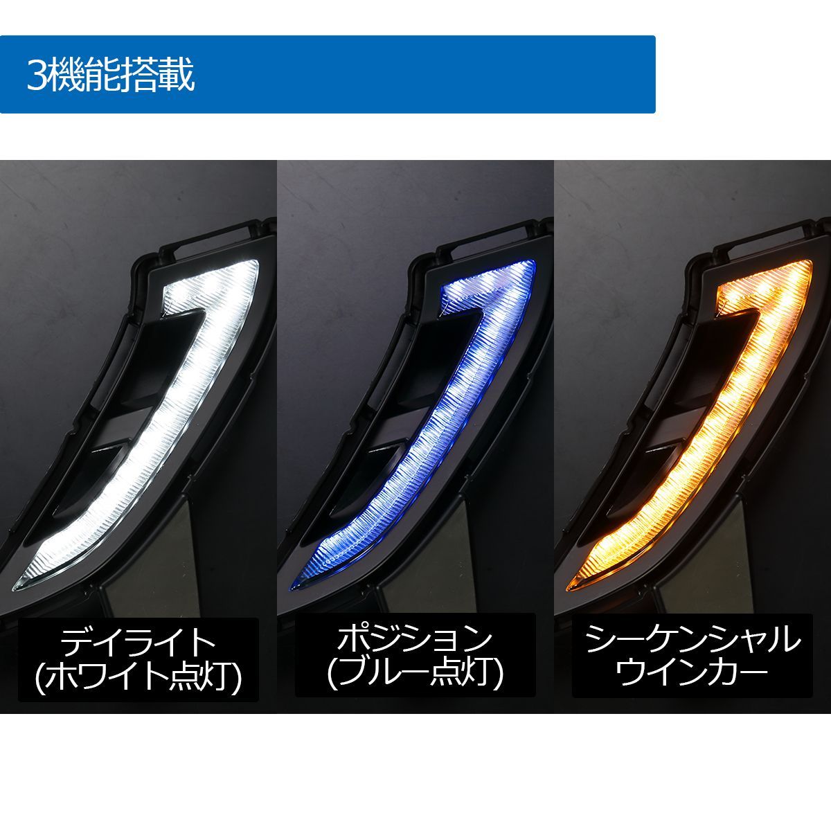 コンパクト発送 TRJ250W GDJ250W ランドクルーザー250 3機能搭載 LED 