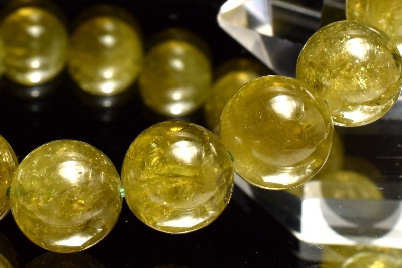 １点物 AA 瑞々しい光沢 ツァボライト グリーンガーネット 10mm ブレスレット パワーストーン 天然石 _MA9832