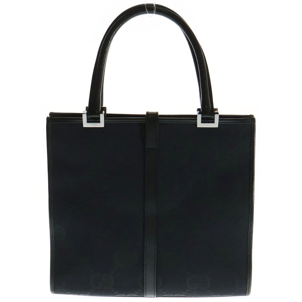 GUCCI ハンドバッグジャッキーGGキャンバスミニトートブラック