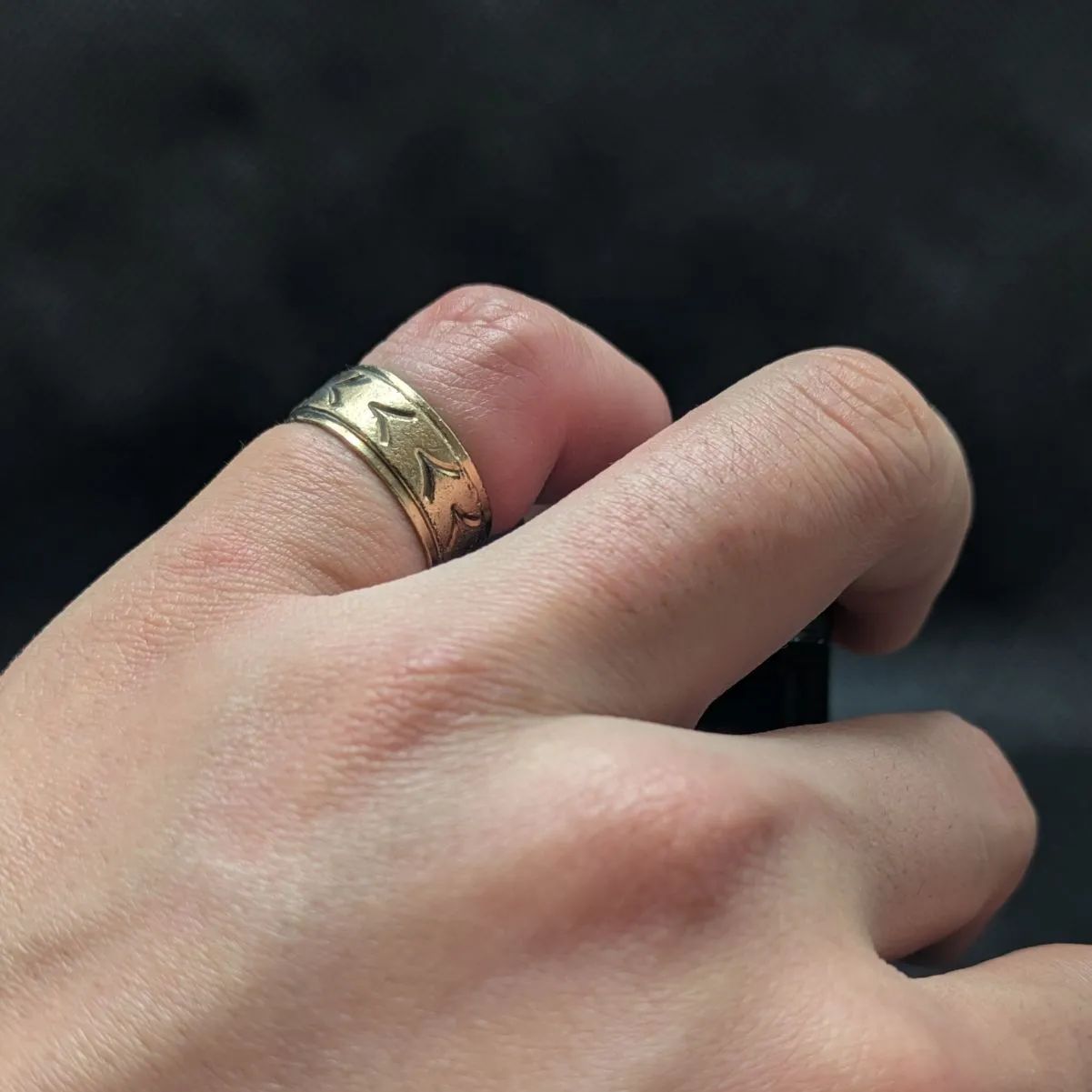 ヴィンテージ 10KTGF刻印 ESPO ユニセックス イエローゴールドフィルド ヴィンテージ 10KTGF刻印 ESPO イエローゴールドフィルド ユニ