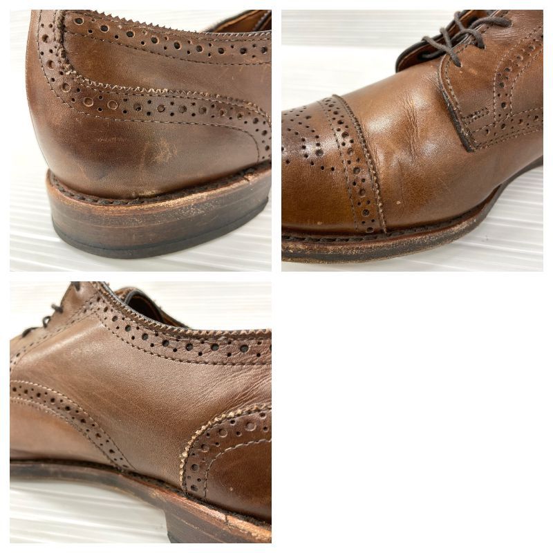 アレン エドモンズ Allen Edmonds レザー ドレスシューズ ストレートチップ MADE IN U.S.A サイズ：US11 1/2 D ブラウン系    mellowBROWNブラウン茶サイズ