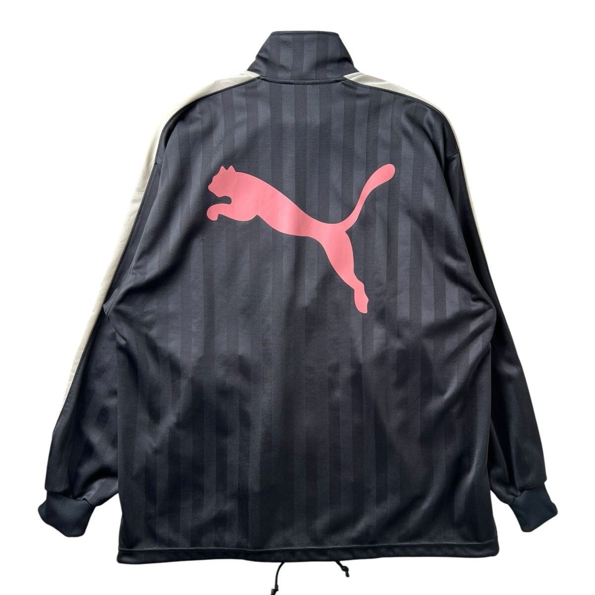 美品✨PUMA　プーマ　ナイロン　ジャージ　 L 上下　セットアップ PUMA - 【人気✩PUMA】グレー セットアップ ナイロンジャージ
