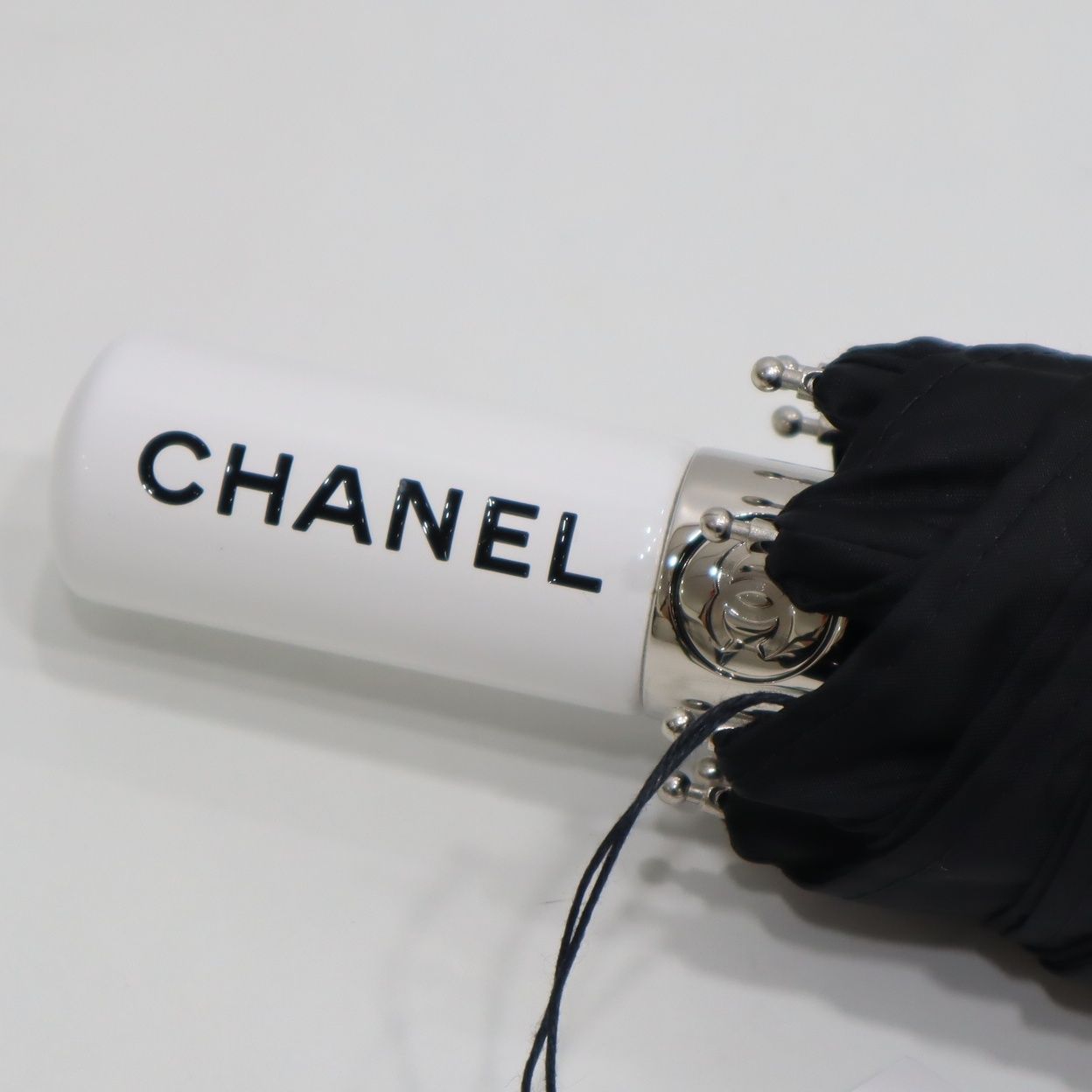 未使用 CHANEL シャネル 折り畳み傘 折りたたみ傘 ココマーク レイン 