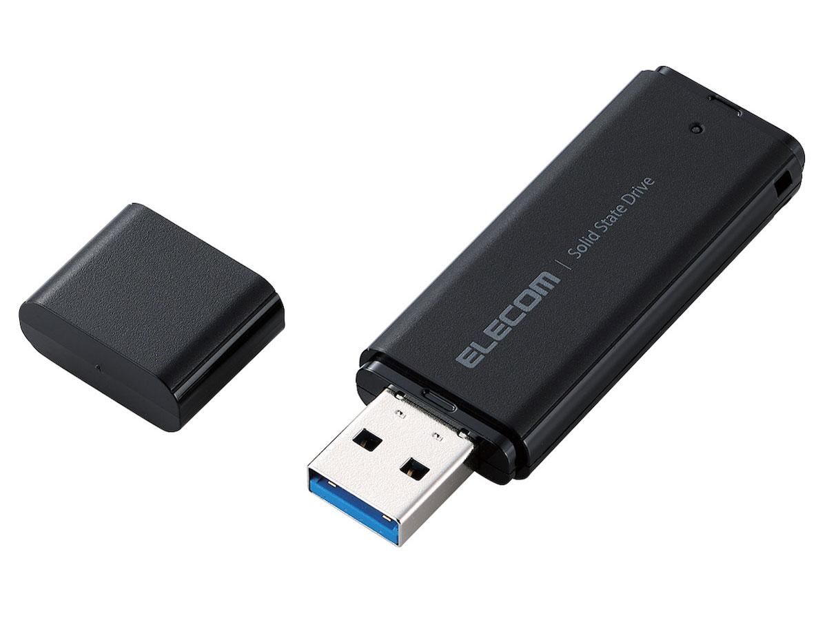 4営業日で発送 ESDEYB0500GBK ESD-EYB0500GBK 外付けSSD USB-A接続 PS5 PS4 録画対応 Mac Windows11対応 ブラック 500GB ポータブル型