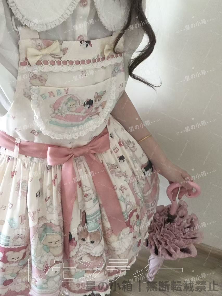 オリジナルデザイン 小熊スリープシリーズ ロリータジャンパースカート 豪華セット