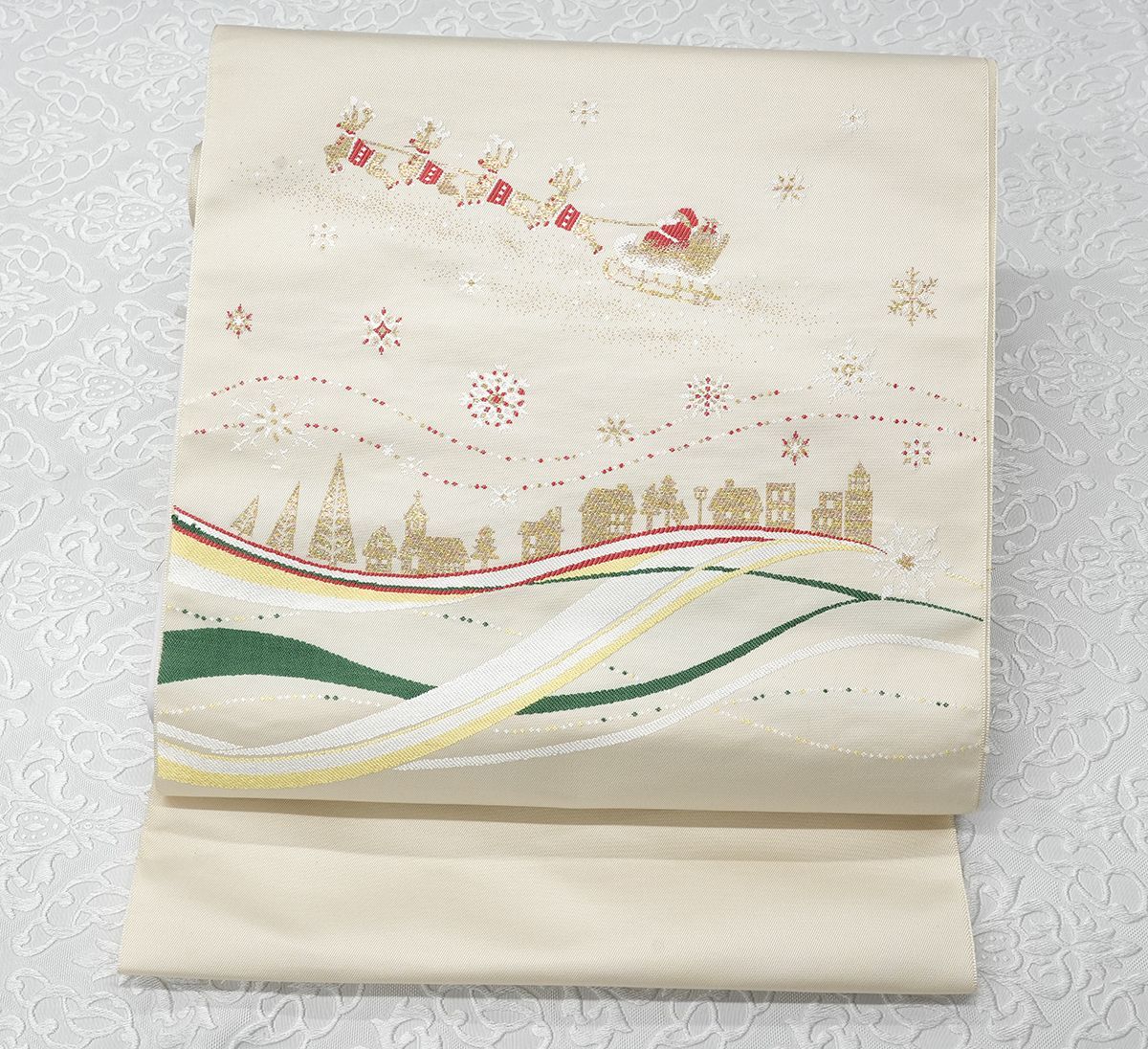 クリスマス　西陣織　九寸名古屋帯 楽天市場】【8/1 0:00- 全品10%OFF☆夏物SALE開催中