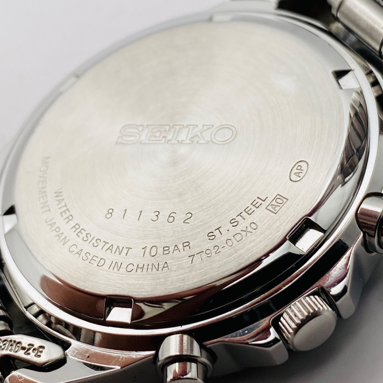 T196）良品 稼動品 SEIKO セイコー Chronograph クロノグラフ SND375P 