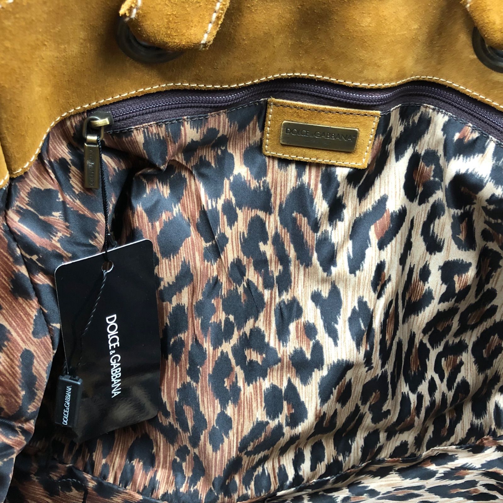 Dolce&Gabanna ドルチェガッバーナ むつかしい リボンバッグ スエード 
