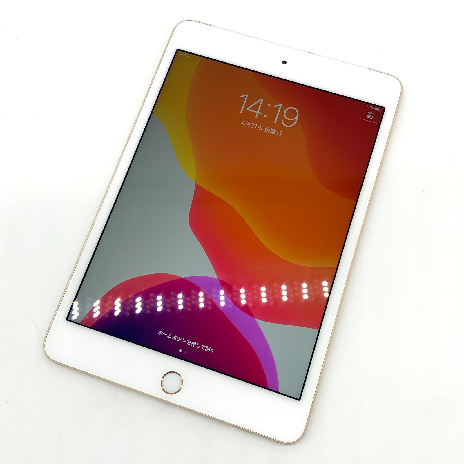 ▽SIMロック解除(Softbank) iPad mini4 GPS+Cellular 16GB ゴールド ...