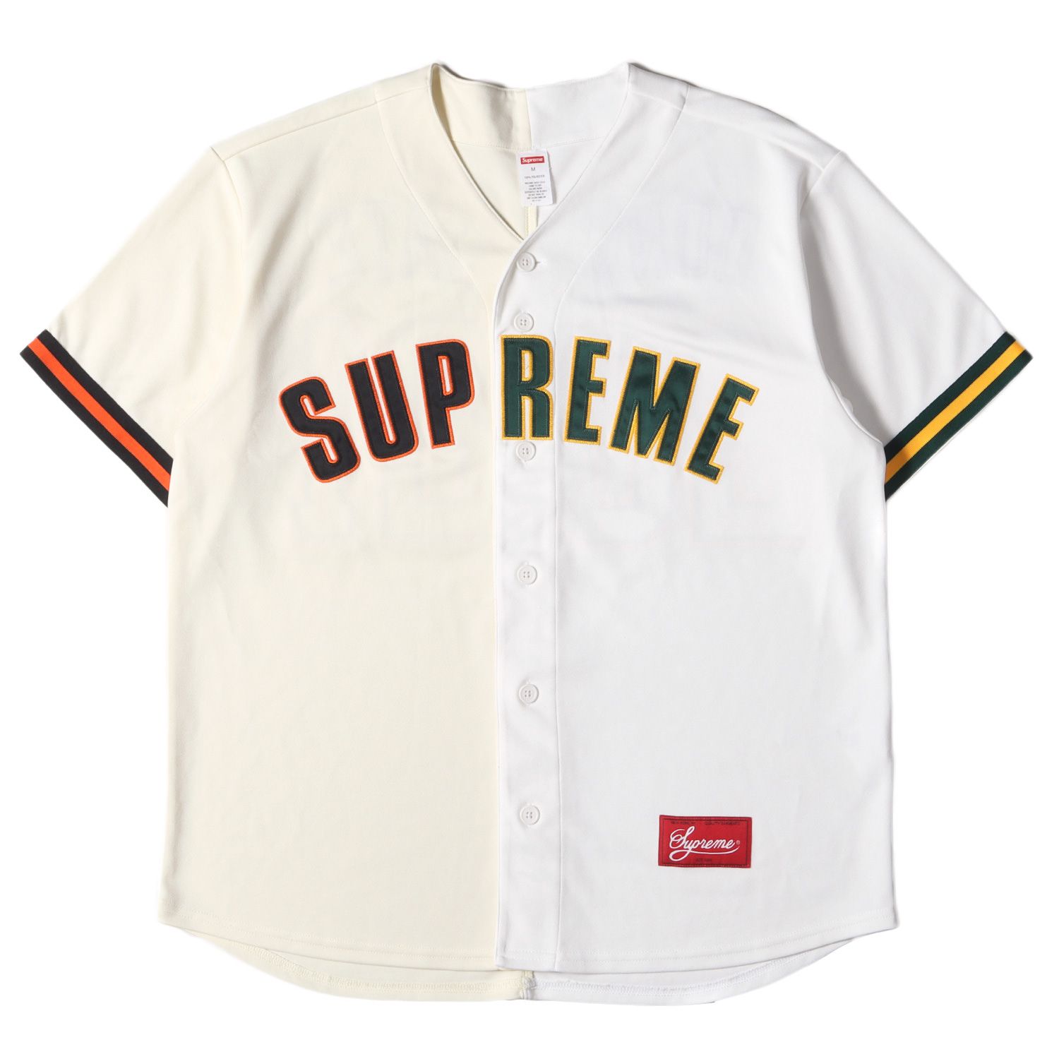 美品 Supreme シュプリーム シャツ サイズ:M 21SS アーチロゴ 2トーン 