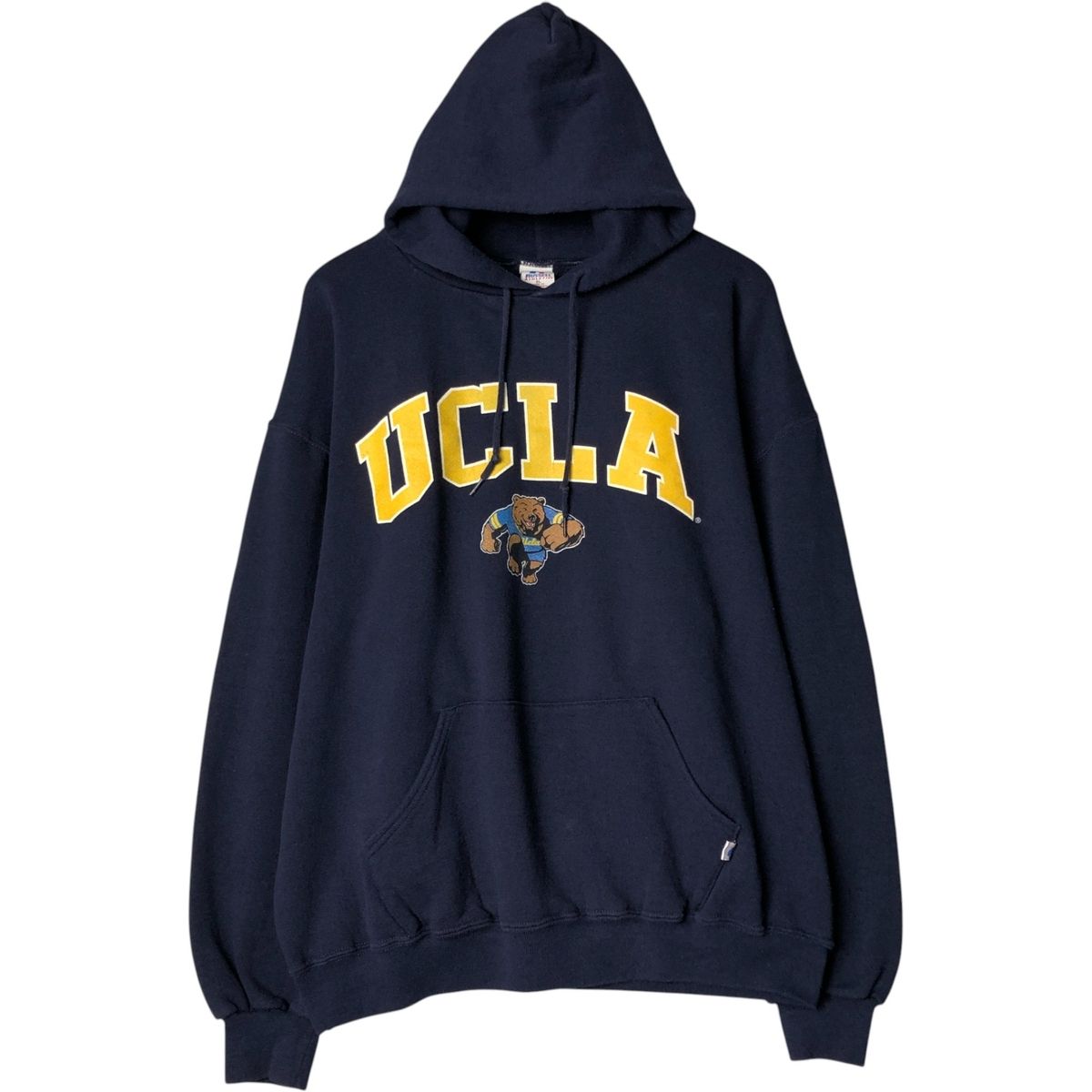 古着 00年代 ラッセル Russell カリフォルニア大学 ロサンゼルス校 カレッジ キャラクター スウェットプルオーバーパーカー/eaa575271