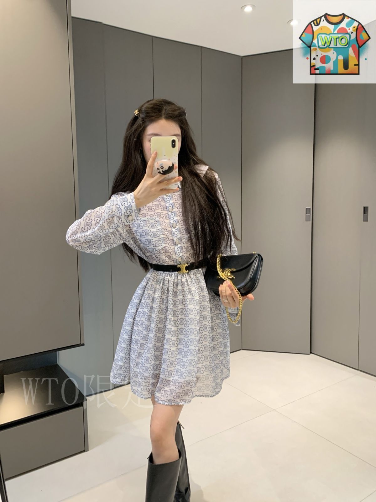【VIP価格&関税込】CELINE シグネチャー シルク ワンピース 今日特価】Celine セリーヌ シルクワンピース-3 - メルカリ