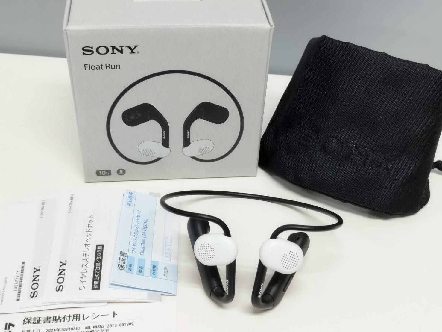 SONY Float Run WI-OE610/BQ キャリングポーチ無し SONY Float Run WI