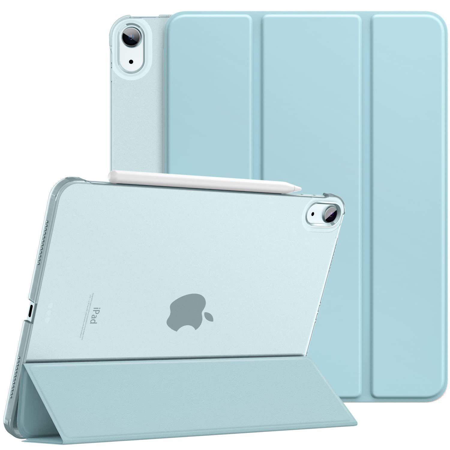 【人気商品】カバー iPad iPad Air Air 11インチ/第5世代/第4世代 Air アイパッド iPad エア11インチ 10.9インチ オートスリープ 4 三つ折り 5 スタンドケース 11インチ/Air PU+PC Dadanism 半透明 2