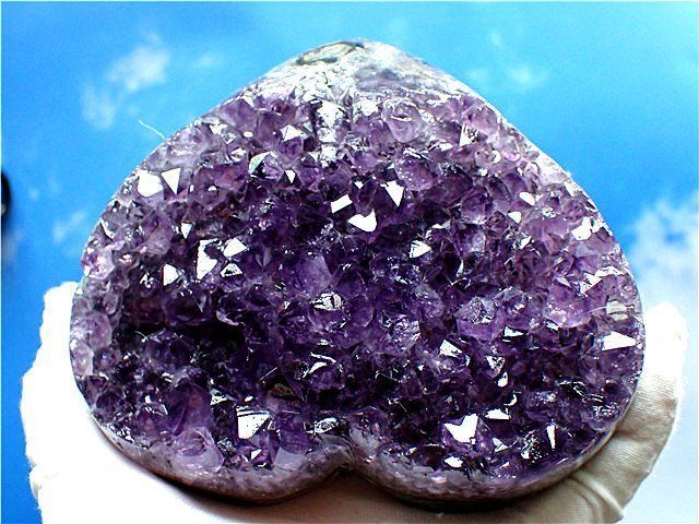 AAA級家庭円満 天然ウルグアイ産アメジスト原石YT2G3