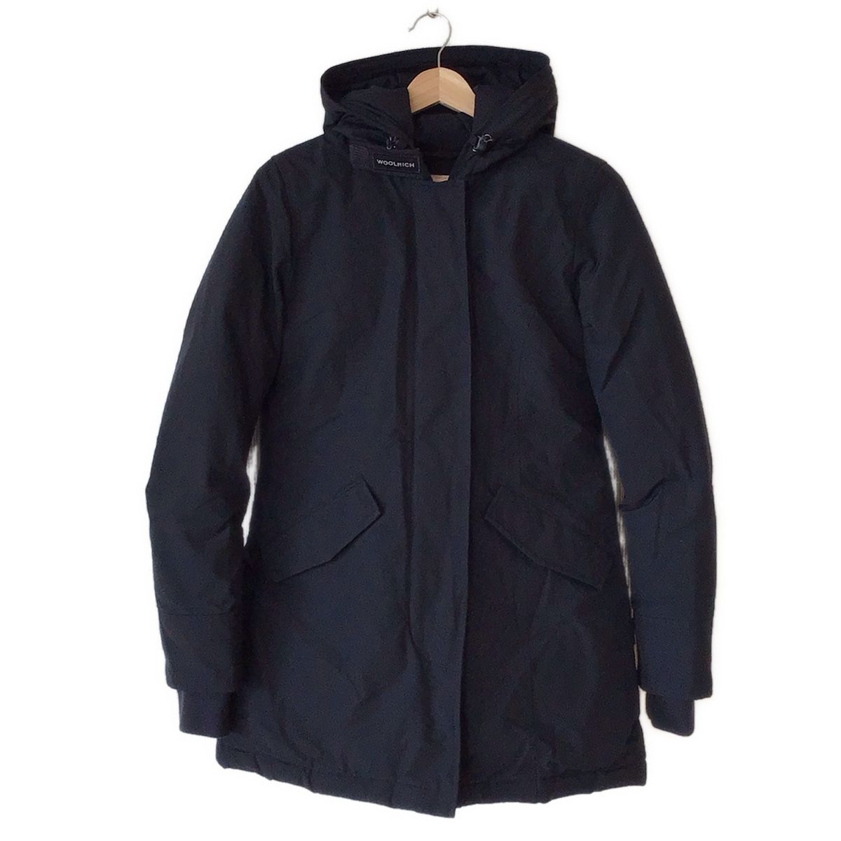 【極美品】WOOLRICH ウールリッチ ダウンコートブラック XS WOOLRICH(ウールリッチ) ダウンコート サイズX S メンズ美品