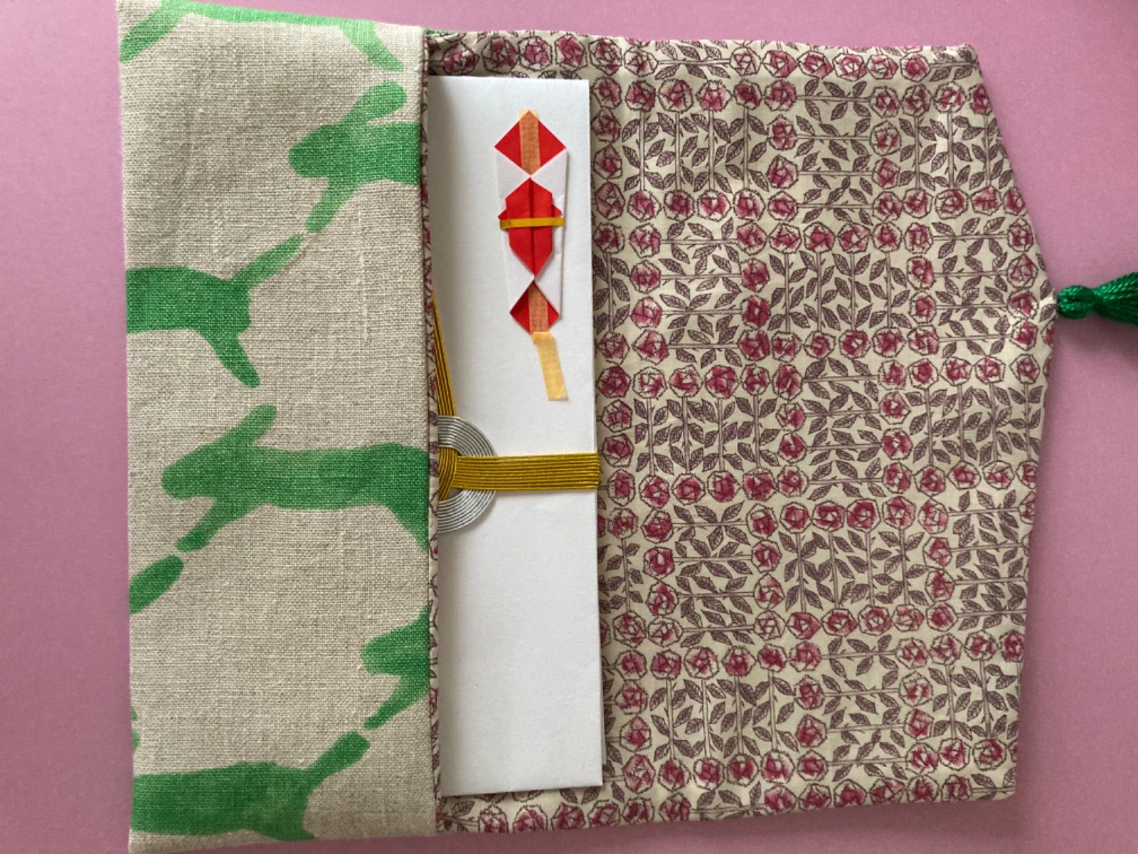 メルカリshops ミナペルホネン ハンドメイド ふくさ Run Run Run