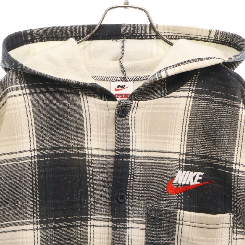 SUPREME (シュプリーム) 18AW ×NIKE Plaid Hooded Sweatshirt AR5572