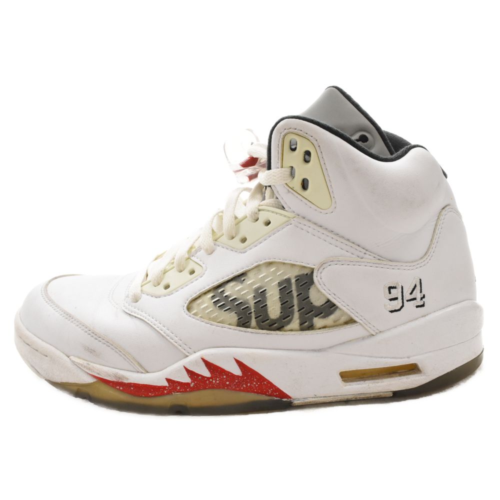 NIKE (ナイキ) 15AW×SUPREME AIR JORDAN 5 RETRO 824371-101 