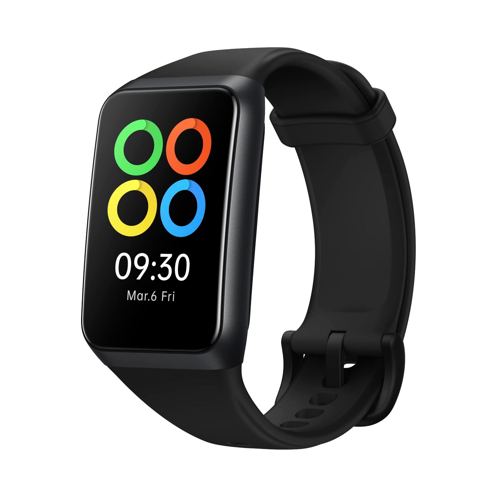 OPPO Band 2 マットブラック スマートウォッチ 1.57インチ 有機EL 大型ディスプレイ 最長14日間のバッテリーライフ 快速充電 睡眠モニター 健康管理 OBB215 BK [ブラック]