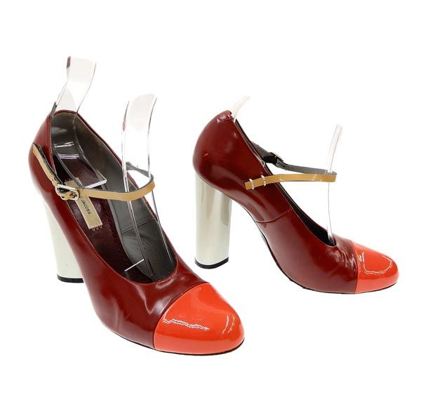 MARCJACOBSパンプス36 MARC JACOBS×JULIE VERHOEVEN パンプス ブラック サイズ 37 1/2